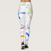 Spaßige Formen und Spritzer Leggings (Rückseite)