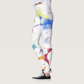Spaßige Formen und Spritzer Leggings (Links)