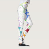 Spaßige Formen und Spritzer Leggings (Rechts)