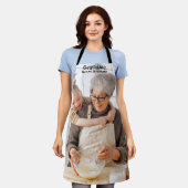 Spaßige Foto-Schürze Großmutter Weihnachtsgeschenk Schürze (Getragen)