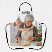 Spaßige Foto-Schürze Großmutter Weihnachtsgeschenk Schürze (Vorderseite)