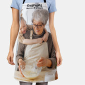 Spaßige Foto-Schürze Großmutter Weihnachtsgeschenk Schürze
