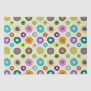 Spaßige fröhliche bunte Decoupage-Seidenpapier grü Seidenpapier