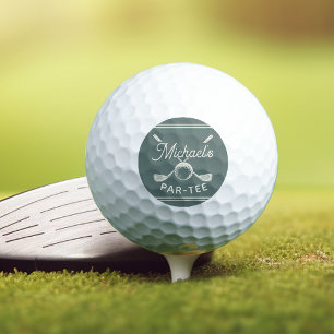 Spaßige Golf-Junggesellenparty Letzter Schwung vor Golfball