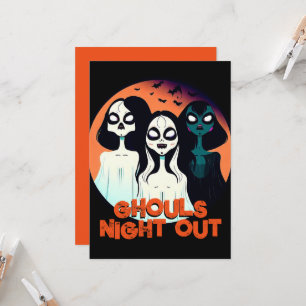 Spaßige Grusel-Nacht Einladung