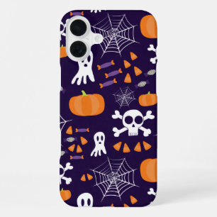 Spaßige gruselige Halloween-Figuren iPhone 16 Plus Hülle