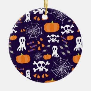 Spaßige gruselige Halloween-Figuren Keramik Ornament