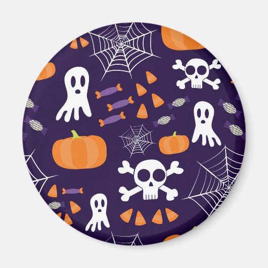 Spaßige gruselige Halloween-Figuren Magnet (Vorne)