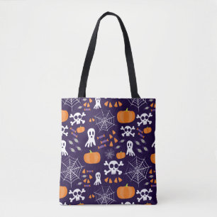 Spaßige gruselige Halloween-Figuren Tasche
