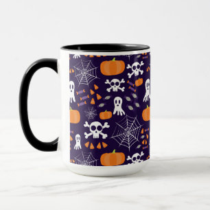 Spaßige gruselige Halloween-Figuren Tasse