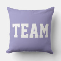 Spaßige Pastell-Lila Athletik Sportlich TEAM Weiße