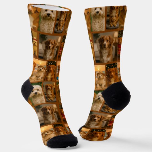 Spaßige personalisierte Fotos Socken (Gewinkelt)