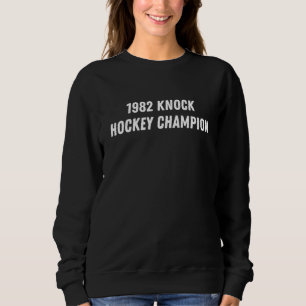 Spaßige respektlose Kleidung 1982 Knock-Hockey-Mei Sweatshirt