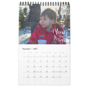 Spaßige saisonale Überlagerung   Personalisierter  Kalender