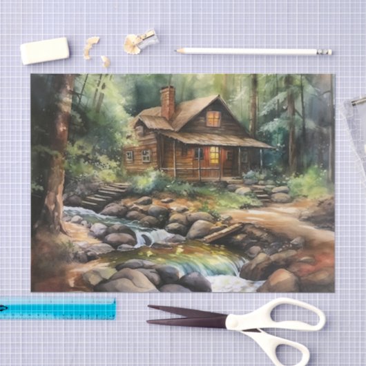 Spaßige Seehäusler Seidenpapier (Handwerk)