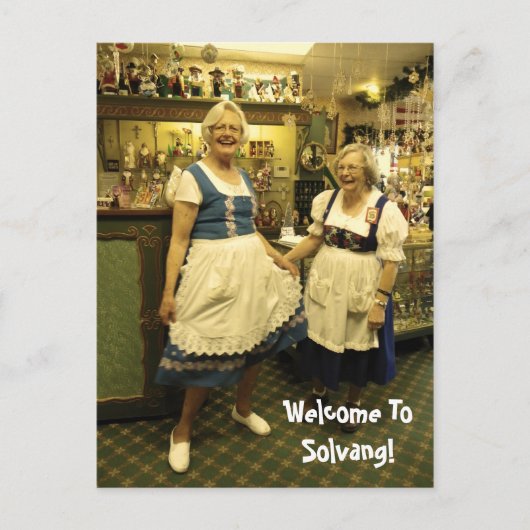 Spaßige Solvang-Postkarte! Postkarte (Vorderseite)