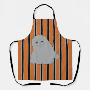 Spaßige und elegante Halloween-Geister Schürze