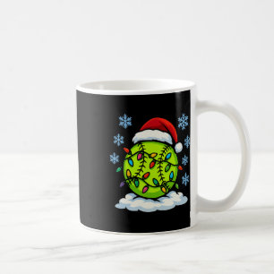 Spaßige Weihnachtslichter umwickelt auf süße Softl Kaffeetasse