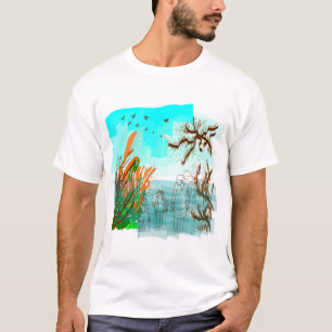 Spaßige Zeiten mit Oma Zeitgenössische Außenansich T-Shirt
