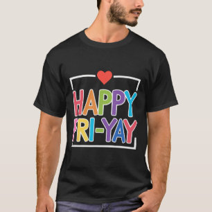 Spaßige Zurück-in-die-Schule-Kollektion Glückliche T-Shirt