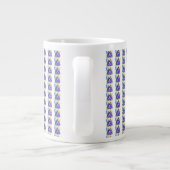 Spaßiger abstrakter Becher Jumbo-Tasse (Rückseite)