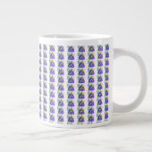 Spaßiger abstrakter Becher Jumbo-Tasse (Rechts)