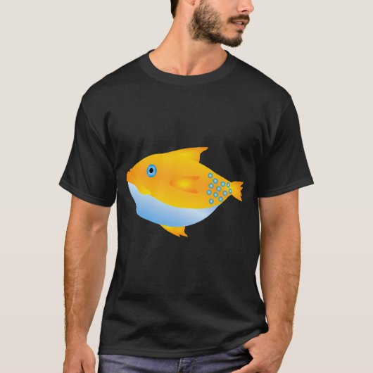 Spaßiger Fisch T-Shirt (Vorderseite)