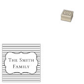 Spaßiger gestreifter Stempel für Geschenketiketten (Stempel)