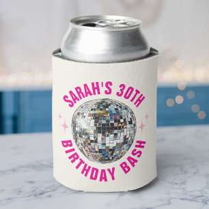 Spaßiger individueller Disco Ball 30. Geburtstag G Dosenkühler