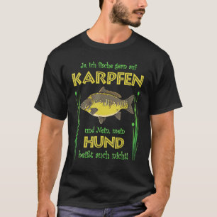 Spaßiger Karpfen-Angler-Motiv Karpfen Fisch T-Shirt