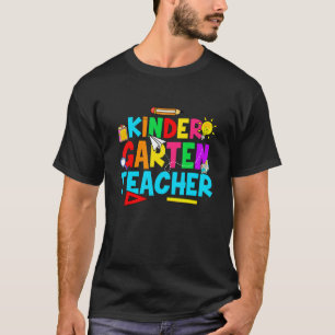 Spaßiger Kindergartenlehrer Erster Schultag Zurück T-Shirt