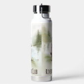 Spaßiger Pickleball Otter Sport Trinkflasche (Links)