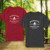 Spaßiger Retro-Familientreffen-Campingausflug am L T-Shirt