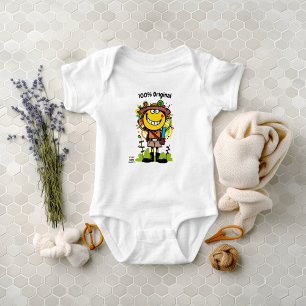 Spaßiger und Bunter Explorer-Emoji-Toddler Baby Strampler