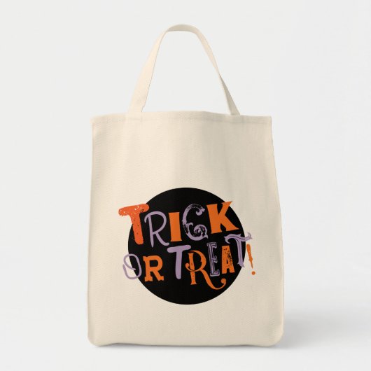 Spaßiger Vintage-Typ Halloween  Tragetasche (Vorne)