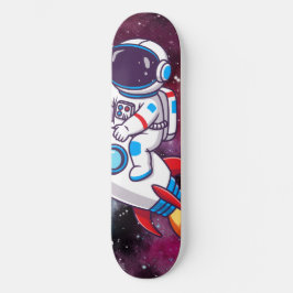 Spaßiger Weltraum-Abenteuer-Skateboard Skateboard