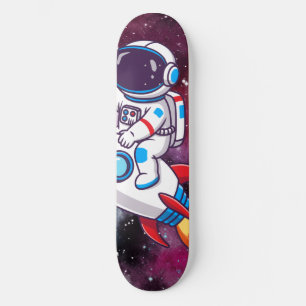 Spaßiger Weltraum-Abenteuer-Skateboard Skateboard