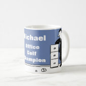 Spaßiges Design für den Golf-Liebhaber Kaffeetasse (VorderseiteRechts)