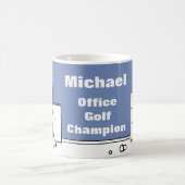 Spaßiges Design für den Golf-Liebhaber Kaffeetasse (Mittel)