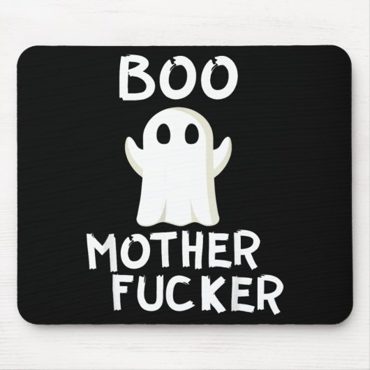 Spaßiges Halloween-Geisterkostüm Mousepad (Vorne)