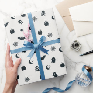 Spaßiges Halloween-Geschenkverpackungspapier Geschenkpapier
