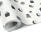 Spaßiges Halloween-Geschenkverpackungspapier Geschenkpapier (Rolleneckpunkt)