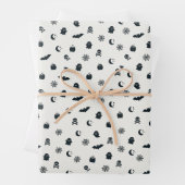 Spaßiges Halloween-Geschenkverpackungspapier Geschenkpapier Set (Beispiel)