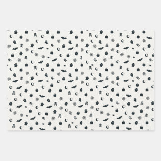 Spaßiges Halloween-Geschenkverpackungspapier Geschenkpapier Set