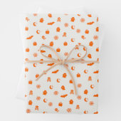 Spaßiges Halloween-Geschenkverpackungspapier Geschenkpapier Set (Beispiel)
