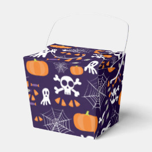 Spaßiges Halloween-Muster Geschenkschachtel