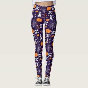 Spaßiges Halloween-Muster Leggings