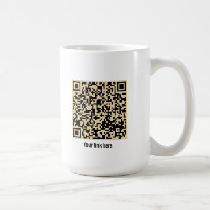 Spaßiges Retro individuelles "Ihr Logo hier" Kaffeetasse