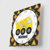 Spaßjungenraumbau-Kipperuhr Quadratische Wanduhr (Winkel)