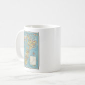 Spaßkarte von Neuseeland Kaffeetasse (Vorderseite Links)